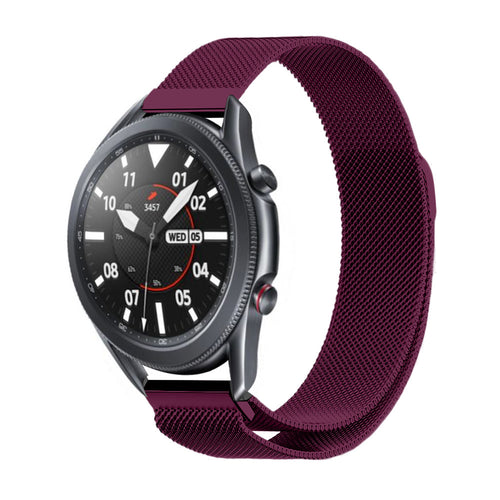 Bracelet milanais Samsung Galaxy Watch 3 45mm (violet)