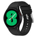 Samsung Galaxy Watch 4 (44mm) Silicone Strap Perfect Fit (Black)