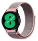 Samsung Galaxy Watch 4 44mm Nylon Strap (Grey/Pink)