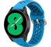 Samsung Galaxy Watch 4 - 44mm Silikonarmband mit Löchern (Hellblau)