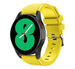 Samsung Galaxy Watch 4 44mm Silicone Strap with Buckle (Yellow)
