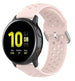 Samsung Galaxy Watch 42mm Silikonarmband mit Löchern (Hellrosa)