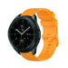 Samsung Galaxy Watch 42mm Premium Silicone Strap (Orange)