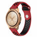 Samsung Galaxy Watch 42mm siliconen bandje (rood/zwart)