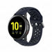 Samsung Galaxy Watch 42mm Silikonarmband mit Löchern (Dunkelblau)