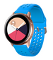Samsung Galaxy Watch 42mm Silikonarmband mit Löchern (Hellblau)