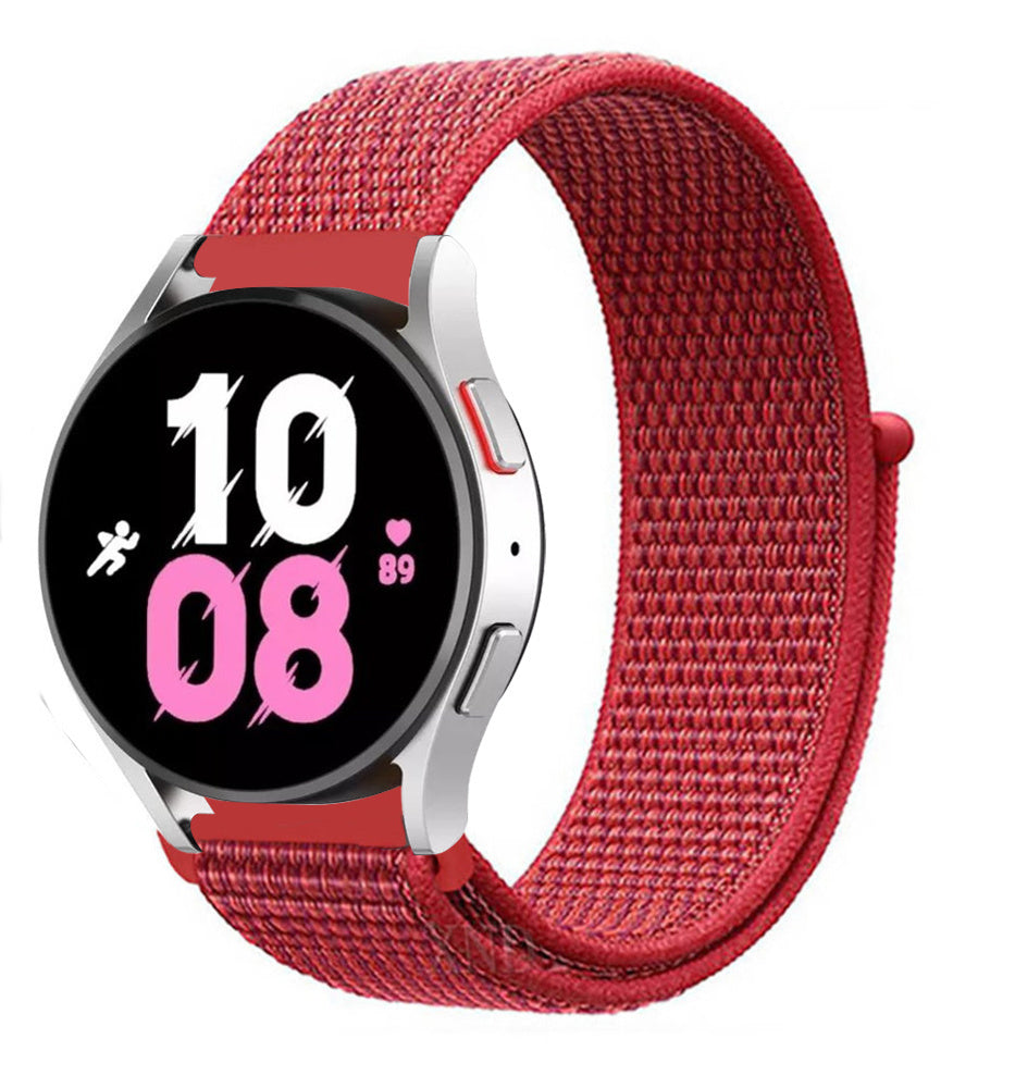 samsung-galaxy-watch-5-nylon-armband-rot