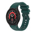 Samsung Galaxy Watch 5 Pro Silicone Strap Perfect Fit (Dark Green)