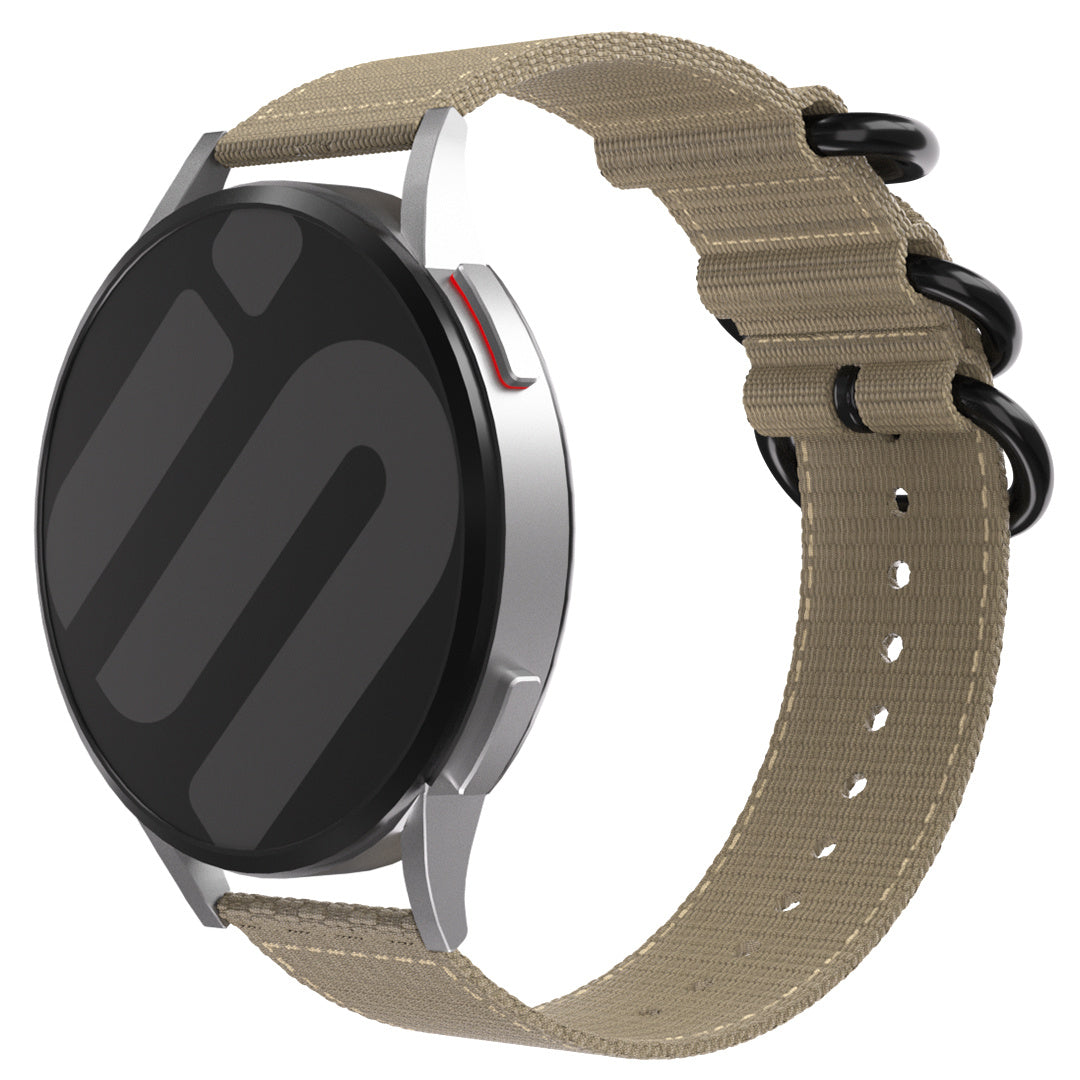 Polar Grit X Pro Nylonarmband mit Schnallenverschluss (Khaki)