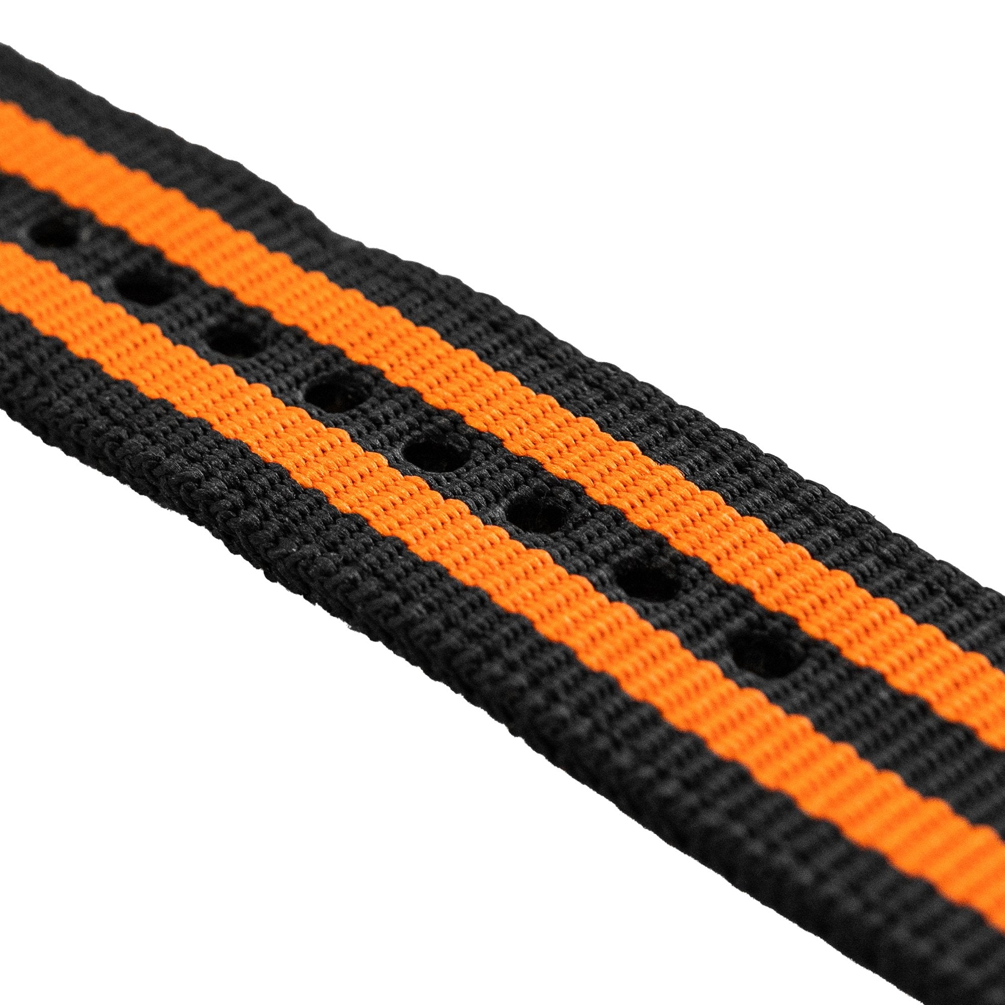 Correa nylon con hebilla Samsung Galaxy Watch 4 - 44mm (negro/naranja)