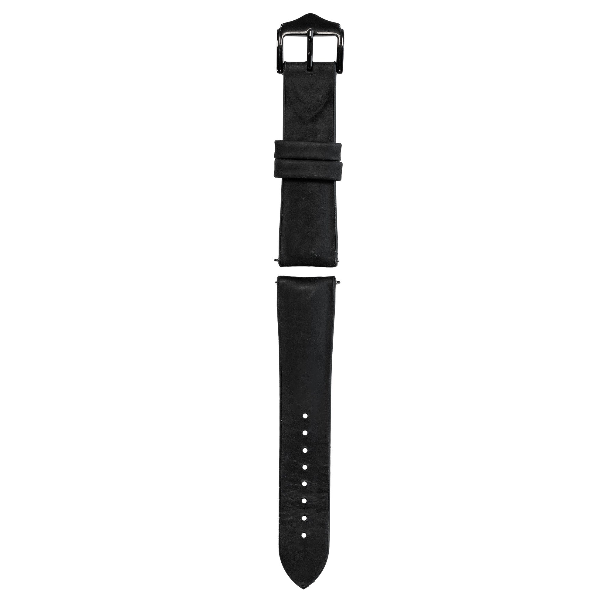 Polar Unite Silikon-/Lederarmband (Schwarz)