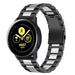 Samsung Galaxy Watch Active / Active 2 Gliederamband (Schwarz / Silber)