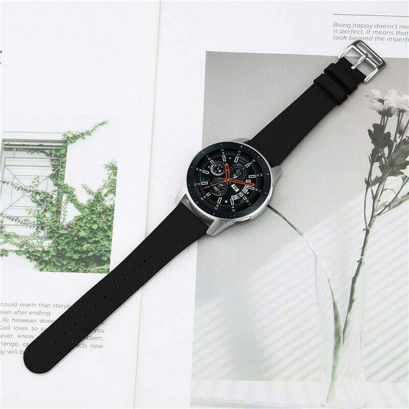 Withings Steel HR Sport Modern Leather Strap (Black)