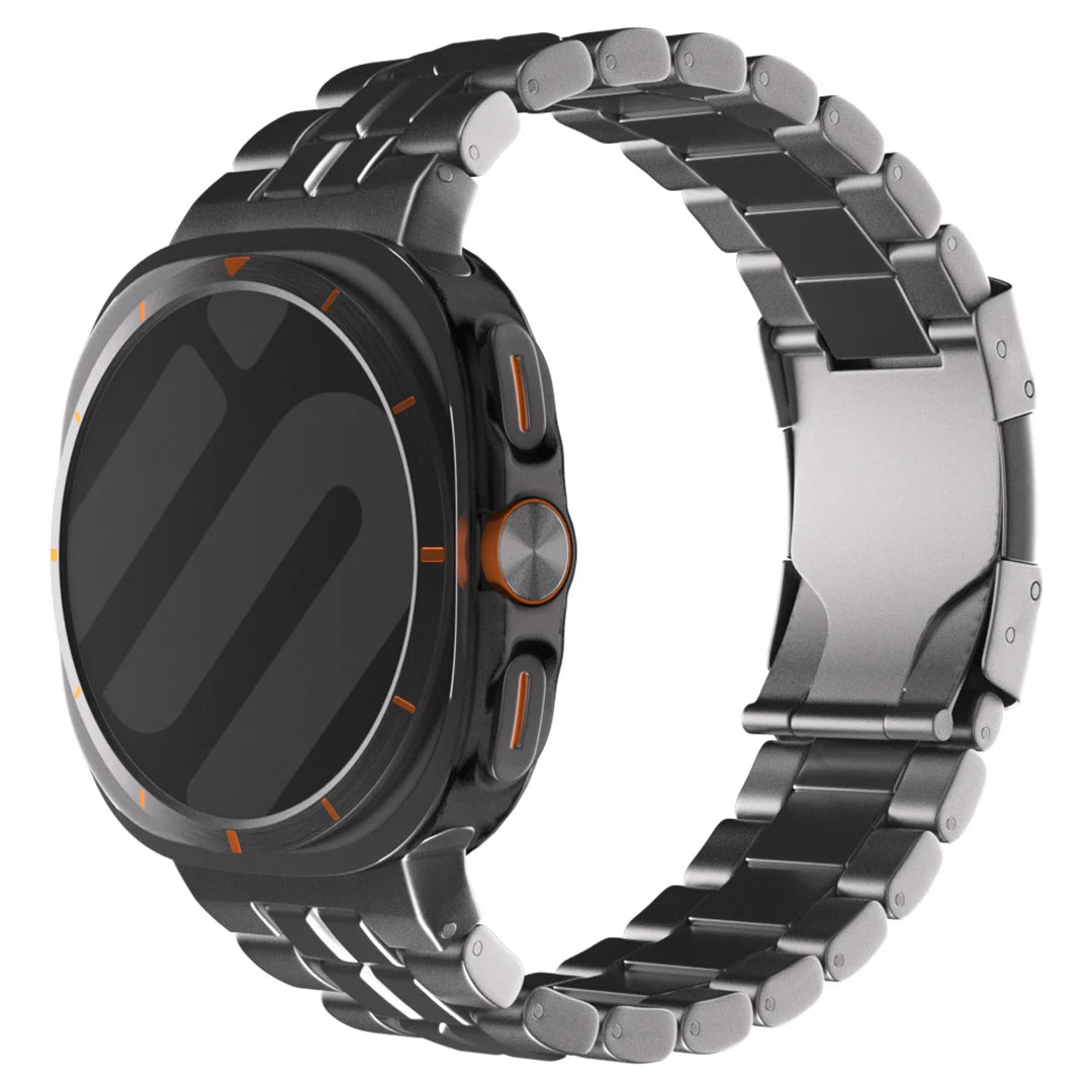 Samsung Galaxy Watch Ultra 'square' titanium band (grafiet)