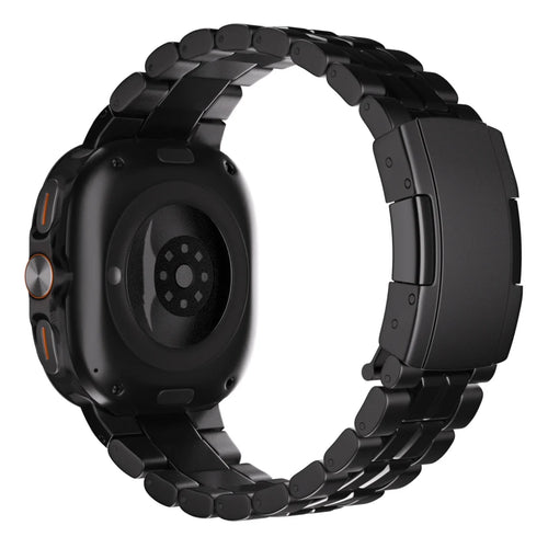 Samsung Galaxy Watch Ultra 'square' titanium band (zwart)