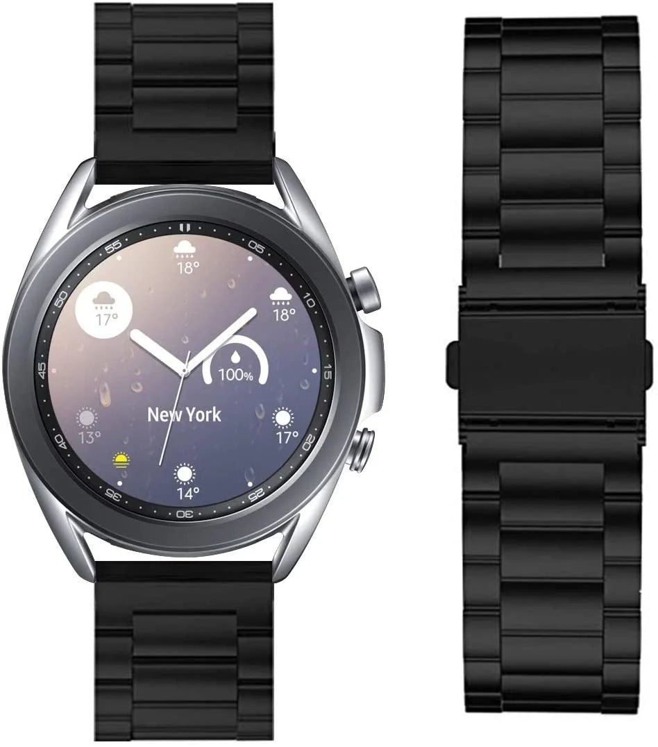Samsung Galaxy Watch 3 41mm Gliederarmband (Schwarz)