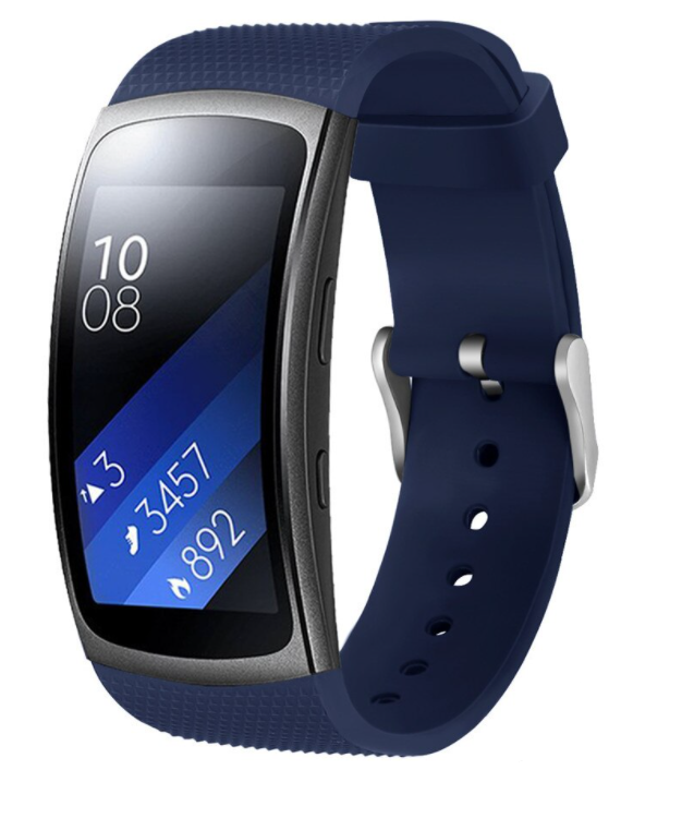 samsung-gear-fit-2-pro-siliconen-bandje-donkerblau