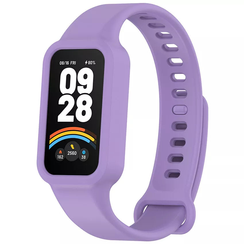 Correa silicona Xiaomi Smart Band 9 Active (morado claro)