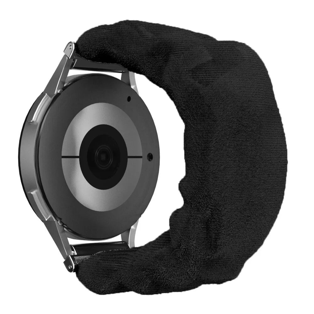 Correa reloj elástica 20mm -  universal (negro)