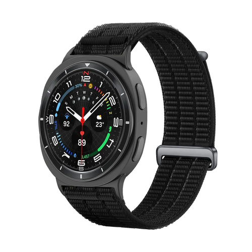 Bracelet nylon air Samsung Galaxy Watch 9 - 44mm (noir)