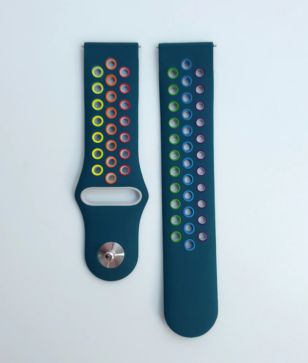 Withings ScanWatch 2 - 42mm Sportarmband (Tannengrün/Mehrfarbig)