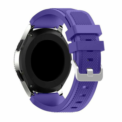Bracelet silicone sergé Withings Steel HR Sport (violet)