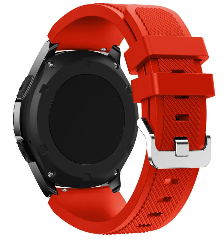 Bracelet silicone sergé Withings ScanWatch Nova (rouge)