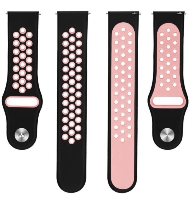 Suunto 9 Peak Pro Sport Strap (Black/Pink)
