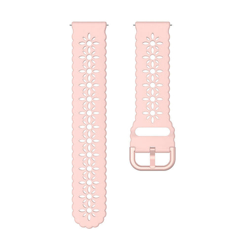 Bracelet de silicone avec relief Amazfit Active (rose)