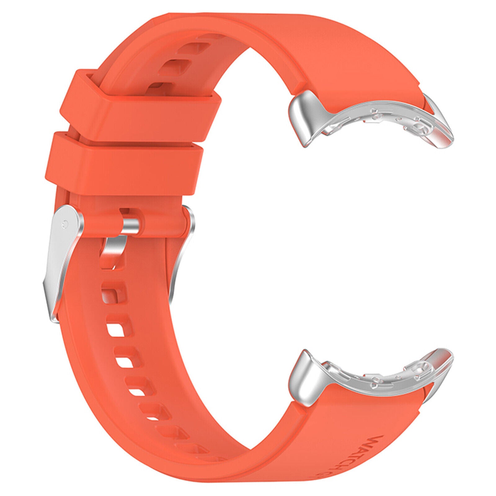 Google Pixel Watch 4 - 41mm Silicone Strap (Orange)