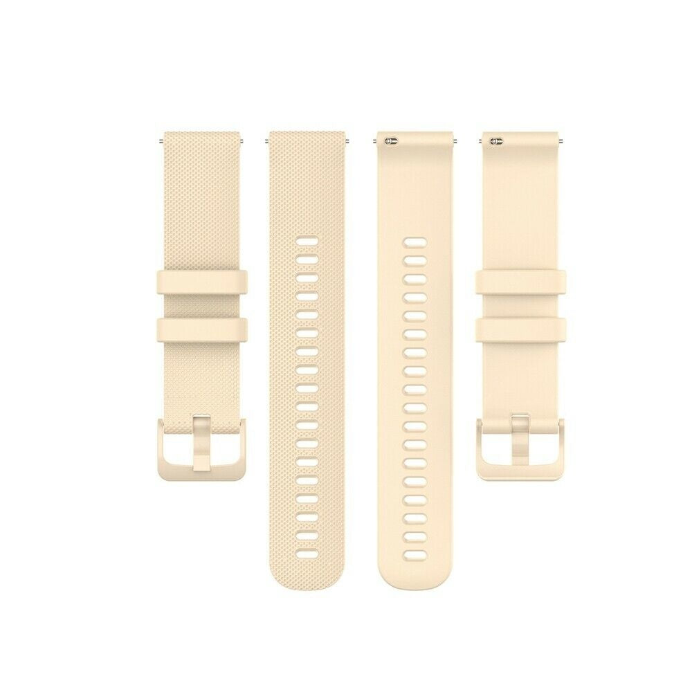 Coros Apex 46mm Premium Silicone Strap (Beige)