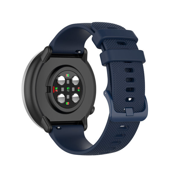 Correa reloj silicona premium 22mm - universal (azul oscuro)