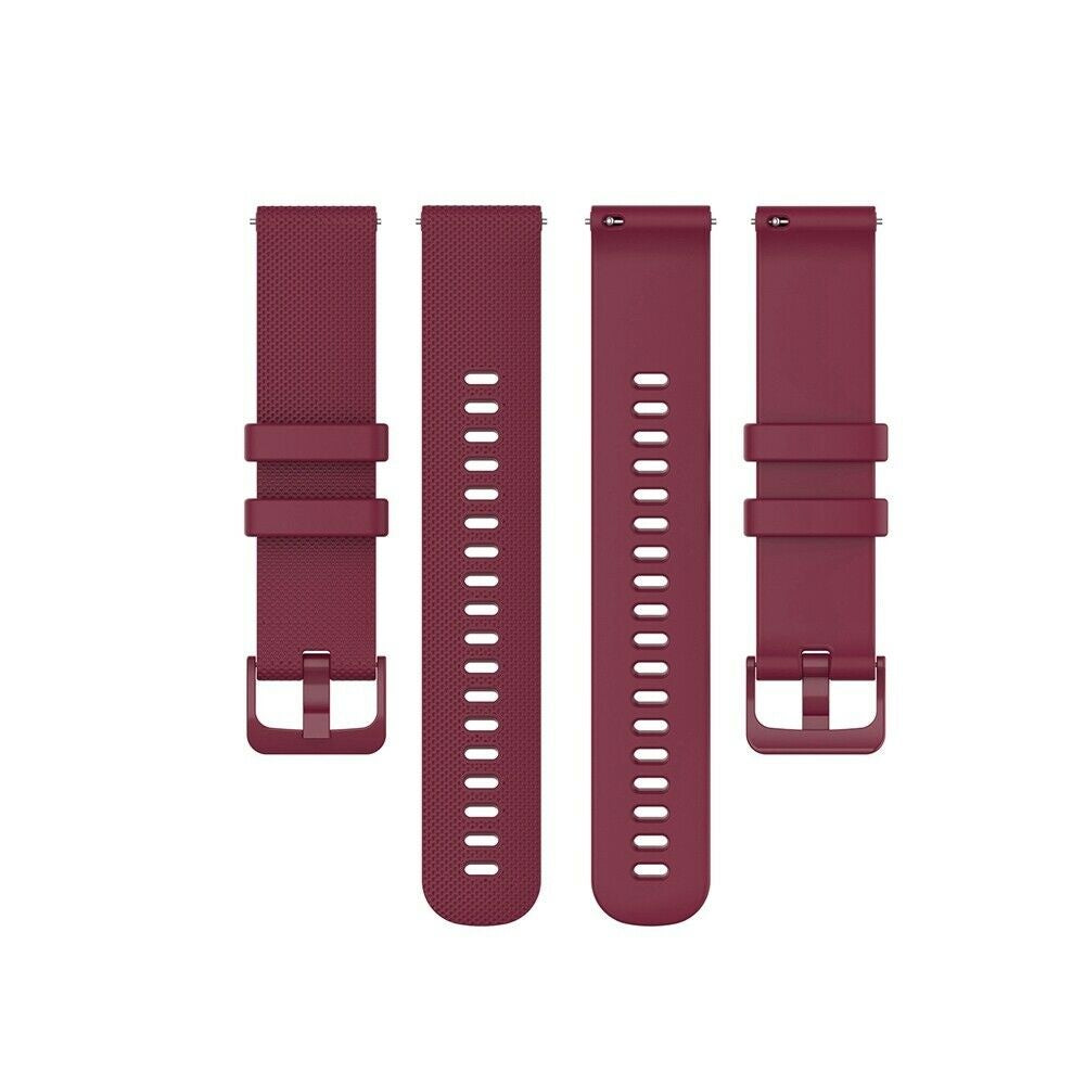 Correa silicona premium Amazfit Bip 6 (rojo vino)