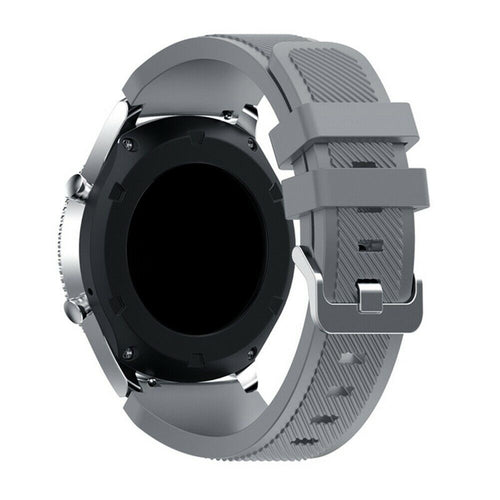 Bracelet silicone sergé Amazfit Bip U (Pro) (gris)