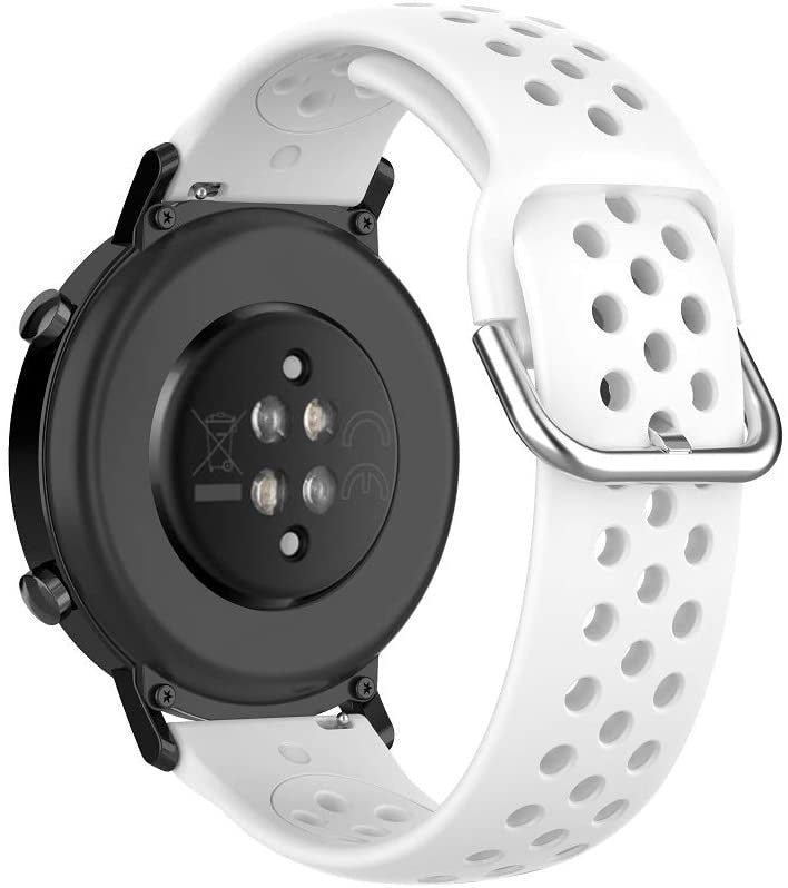 Withings ScanWatch 2 - 42mm Silikonarmband 'Air' (Weiß)