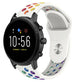 Fossil Gen 5 sport band (wit kleurrijk)