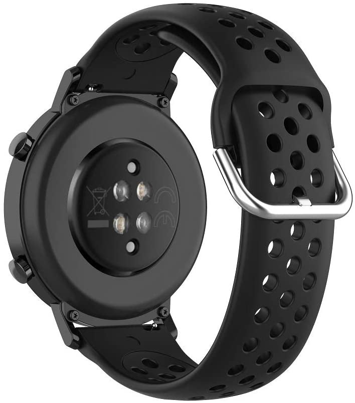 Fossil Gen 4 Explorist (HR) Breathable Silicone Strap (Black)