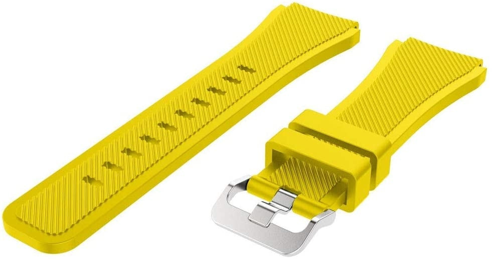 Coros Apex 2 Twill Silicone Strap (Yellow)