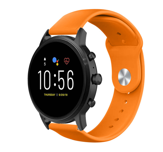 siliconen-sport-band-oranje-fossil-gen-5