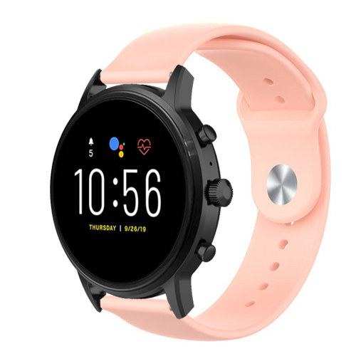 Correa deportiva Fossil Gen 4 Explorist HR (rosa)