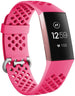 Fitbit Charge 4 Silikonarmband mit Löchern (Pink)