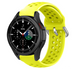 Samsung Galaxy Watch 4 Classic 46mm Silikonarmband mit Löchern (Gelb)