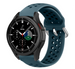 Samsung Galaxy Watch 4 Classic 46mm Silikonarmband mit Löchern (Felsengrün)
