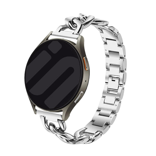 Correa cadena de acero Samsung Galaxy Watch 6 - 44mm (plata)