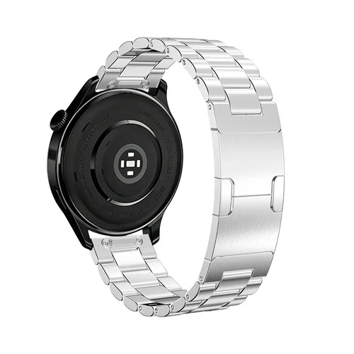 Amazfit Active Max One Push' Steel Strap (Silver)