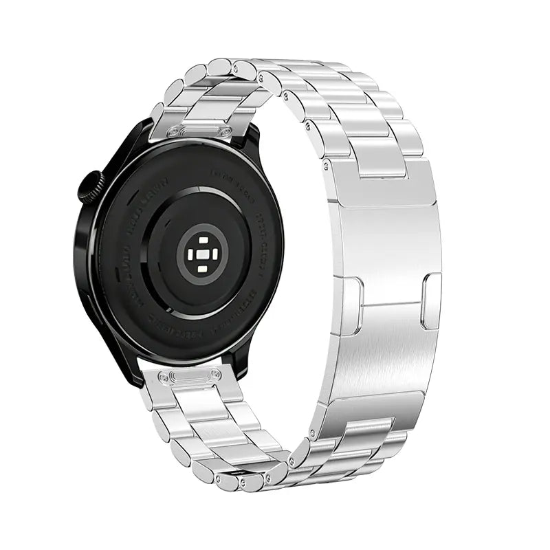 Amazfit Active Max One Push' Steel Strap (Silver)