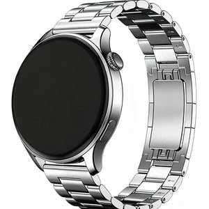 Amazfit Active Max One Push' Steel Strap (Silver)