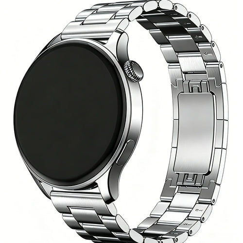Amazfit Active Max One Push' Steel Strap (Silver)