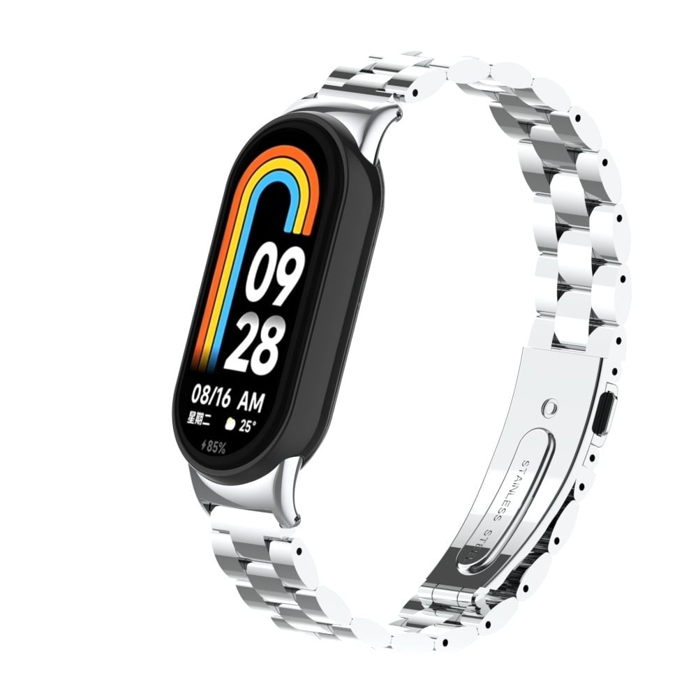 Correa acero Xiaomi Smart Band 10 (plateado)
