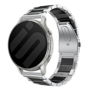Garmin Forerunner 70 Stahlarmband (Silber/Schwarz)